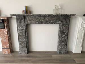 antique lintel St Anne's marble fireplace surround